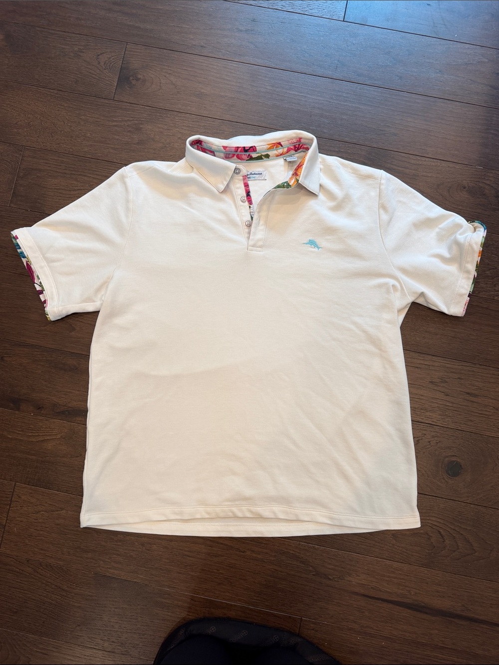 Tommy Bahama Wild Grove Five O'Clock IslandZone® Polo Off White in XL - C11-489